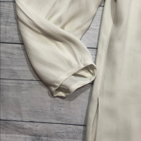 DVF Eribec White Shift Dress with Quarter Sleeves - Picture 4 of 8